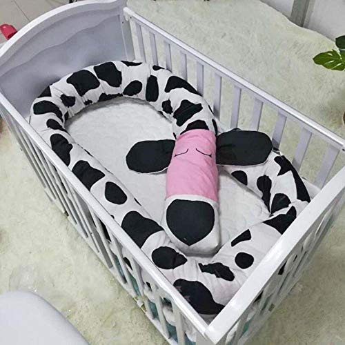 WULY 卡通抱枕安抚玩偶婴儿床围 儿童房装饰床蛇床边框装饰婴儿床床蛇头保护边保护棉床防撞垫