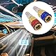 ANBOO 2 Stück Hoch und Niedrig Seite Erweiterung Adapter, R134a Adapter, Kältemittel R134A, Freon Schnell Kupplung Adapter für Auto Klimaanlage, R134a Kältemittel Nachfüllset