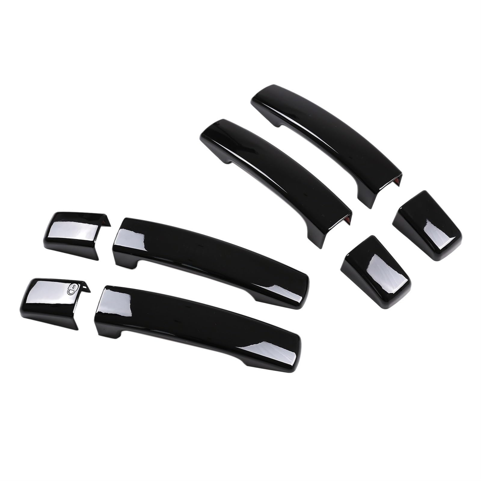 NOHEEU Car Exterior Door Handle Cover Replacement Parts for Land Rover for Discovery 3 2007-2012
