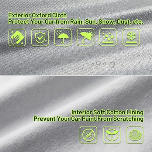 Image of Recaro Heavy Car Body Cover for Xev 9E EV| 2 Times Heavy Than Other car Cover Cotton Layer for Scratch Resistance Tailored Fit, Water-Resistant | Spyro Series