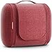 VanLindson Kulturbeutel 8 Liter zum Aufhängen, Kulturtasche für Damen, Herren und Kinder, Große Reise Kosmetiktasche Organizer, Waschtasche mit Spiegel, Makeup Bag Waschbeutel, Bordeauxrot