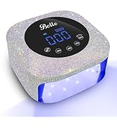 Belle Cordless UV LED Nail Lamp, 54W Large Screen Gel Dryer with Touch Control & Sensor Timer, Re...