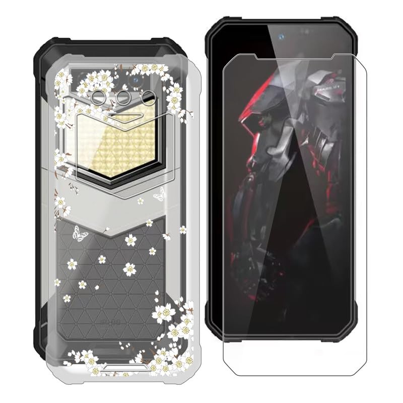 CAXKJE Custodia per Oukitel WP26 (6.58 Pollice),Trasparente Cover Silicone Case Thin Morbido TPU Bumper Anti-Scratch Protettiva Case,per WP26 Cover - A17