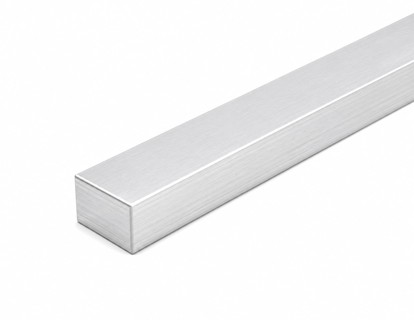 6061 Rectangular Aluminum Solid Bar Stock 13" Length US Material (1/2x1)