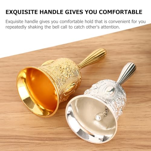 Clochette pour restaurant et bureau scolaire style européen lot de 2