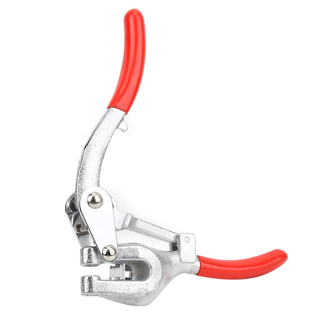 Punzone Manuale per Lamiera,Ozgkee Lamiera di Metallo Sottile Kit di Punzonatrice Manuale Acciaio Inossidabile Ferro Plastica Pinza Perforatrice Punzonatrice Elettrica