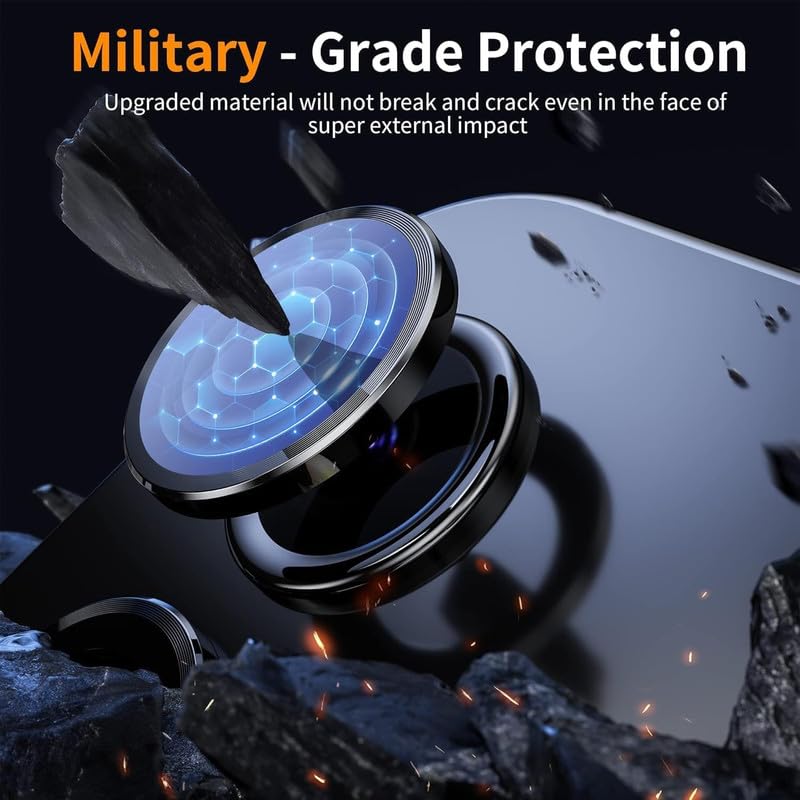 Image of [1 Pack Camera Lens Protector For Samsung Galaxy S25 FE 5G Tempered Glass Metal Camera Rings / /Anti-Scratch /Case Friendly [Serria Blue]