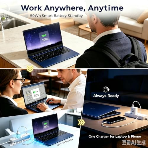 Image of NIMO 16 inch IPS FHD+ Gaming AI Creator Laptop, AMD Ryzen 7 7730U 8 Cores