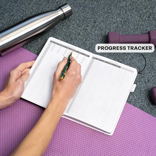 Legend Planner LP-FJA5 Legend Fitness Journal – Exercise Log Book For Home Workout, Gym – Weightlifting Planner & Tracker thumb #5
