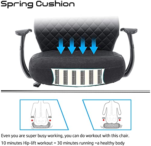 STmeng Life P4 Sedia da Ufficio Ergonomica, Sedia