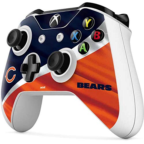 Skinit Decal Gaming Skin Compatible with Xbox One S Controller - Officially Licensed NFL Chicago Bears Design