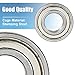 uxcell 6003Z Deep Groove Ball Bearing Single Shield 60103 17mm x 35mm x 10mm Chrome Steel Bearings Pack of 1