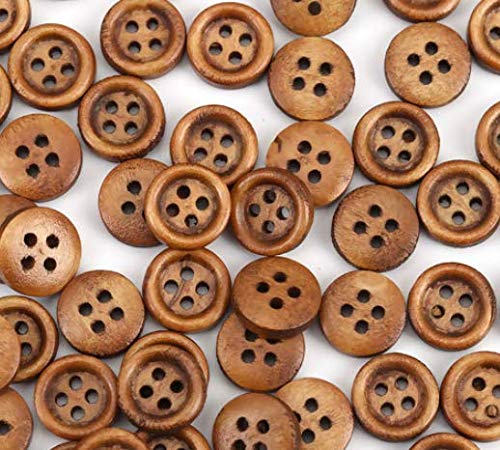 Cansyy, 30 bottoni in legno di alta qualità