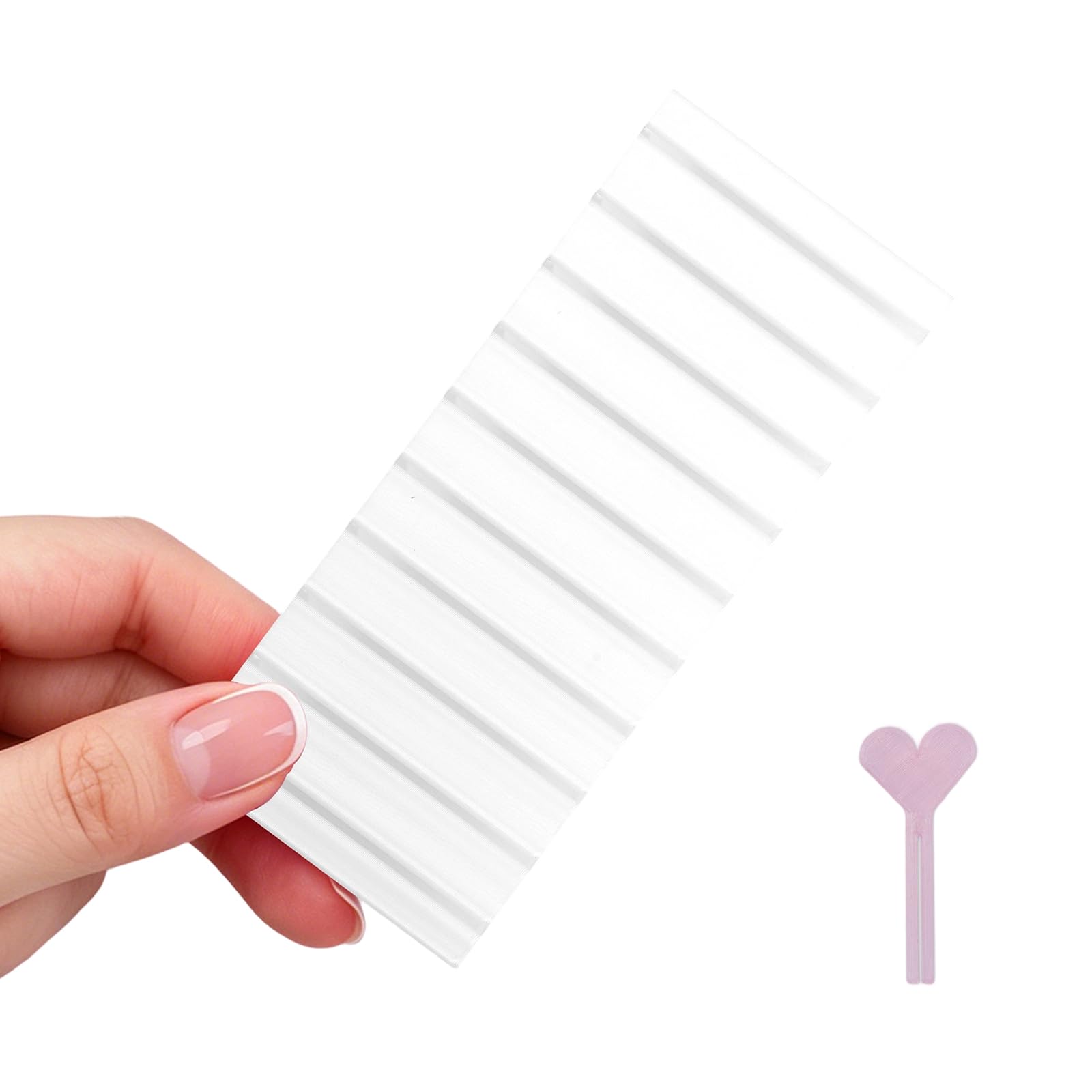 Hsyzygian Seamlessly 3D Printed Nails Supply Case Organiser Case with Color Coded Storage Section Transparent Nails Art Container