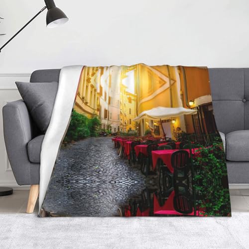 Couverture en peluche pour Halloween et soirées cocooning d'automne