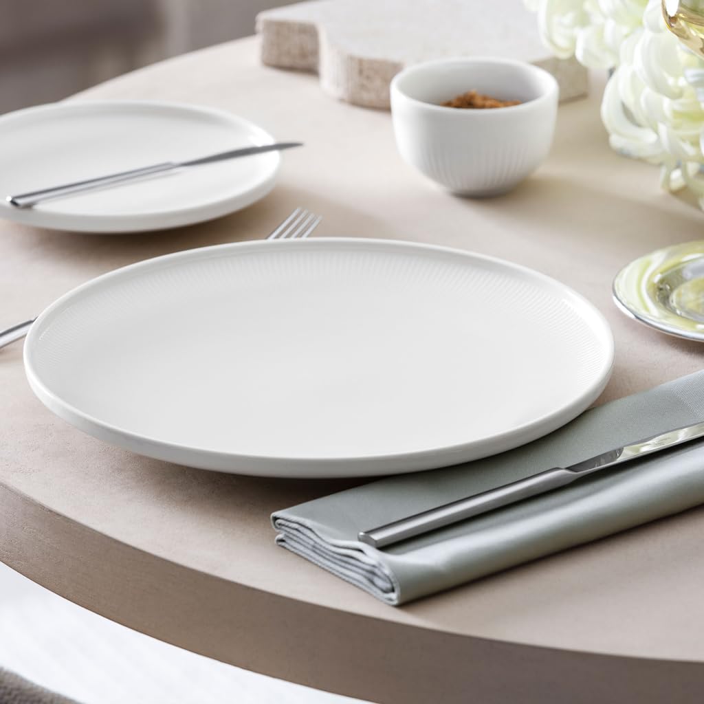 Villeroy & Boch Afina Pastateller 6er Set - Ø25cm Premium Porzellan Weiß