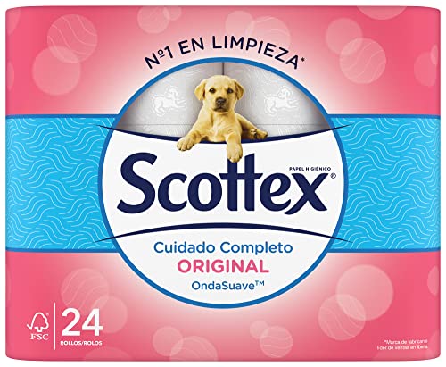 Scottex Original Papel Higiénico - 24 Rollos