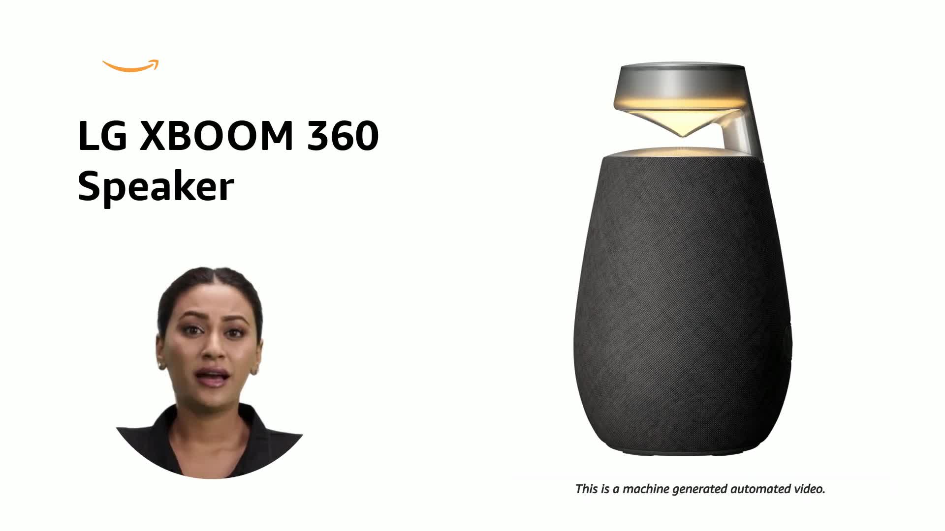 LG XBOOM XO2TBK Wireless Speaker with 360° Omnidirectional