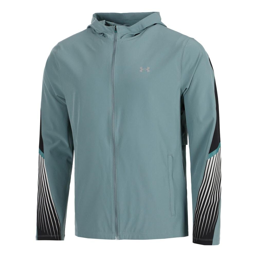Under Armour Velociti Storm Hooded Veste Running Hommes Blue
