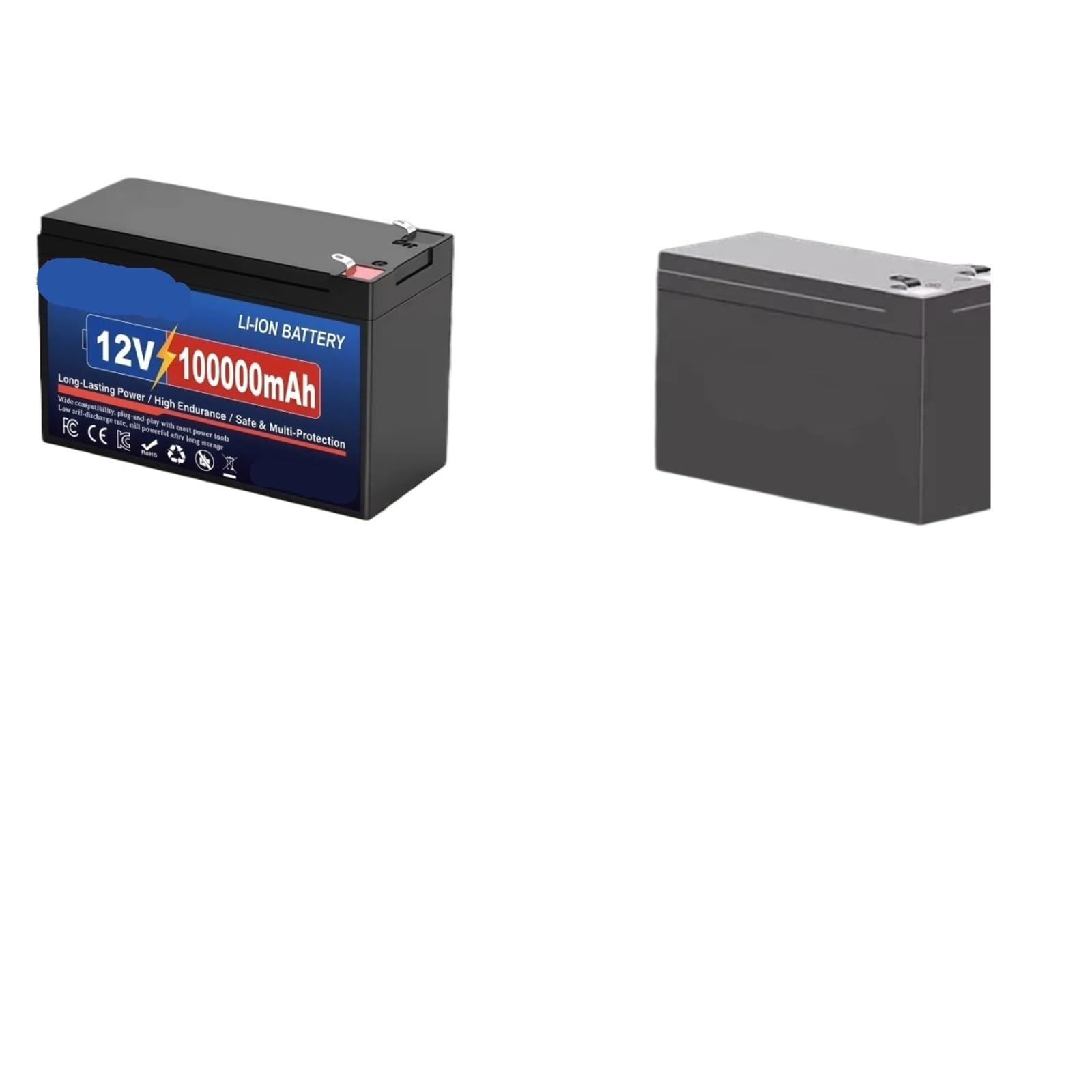 Batterie Lithium-Ion Rechargeable Lifepo4, 100ah, 12V, Cellules De Rechange De Qualité A, For Fauteuil Roulant Électrique, Bateau, Camping Solaire(12V 20000mAh)