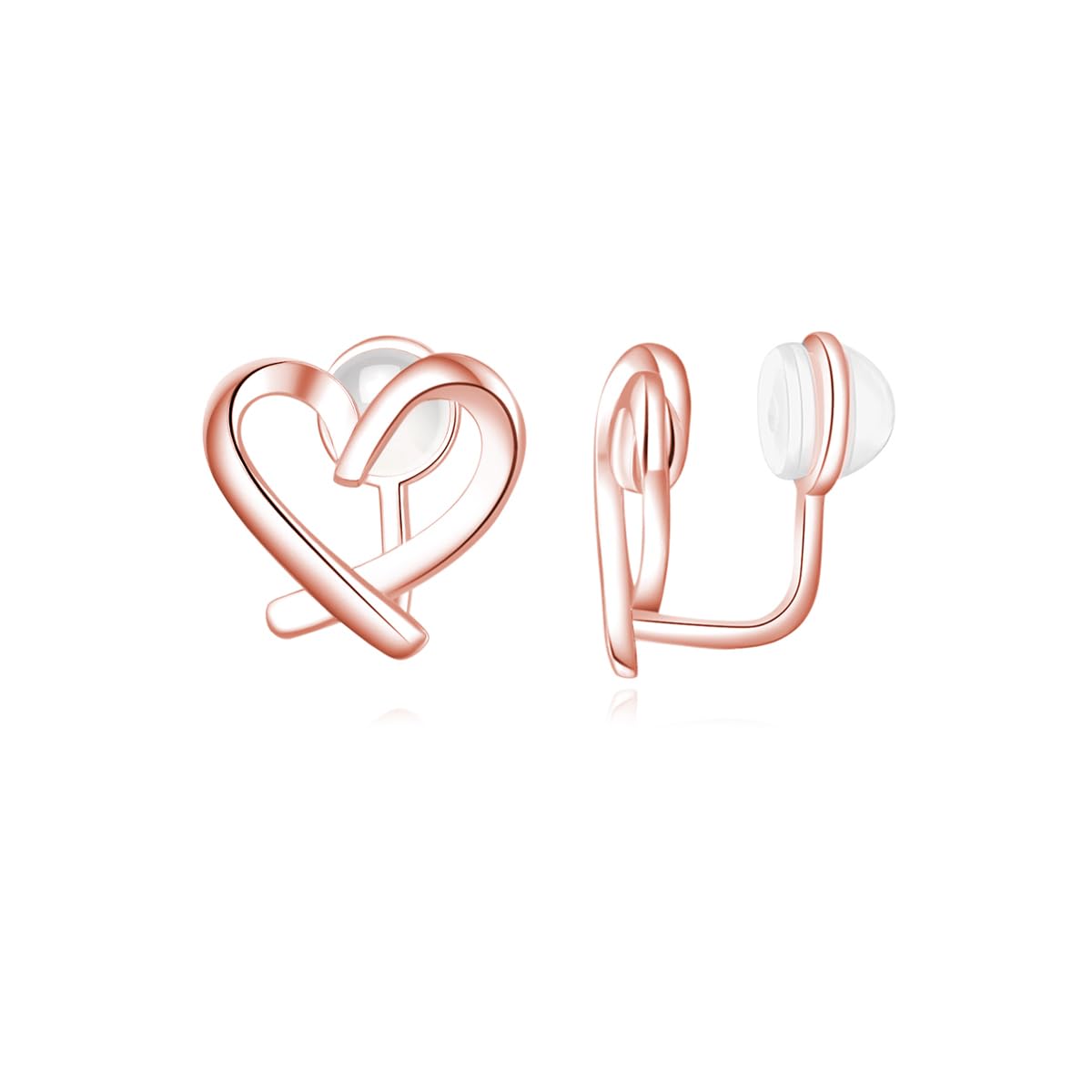 Reffeer Orecchini A Cuore In Argento Sterling 925 Con Zirconi – Asimmetrici, Ipoallergenici – Gioielli Donna In Confezione Regalo - 2