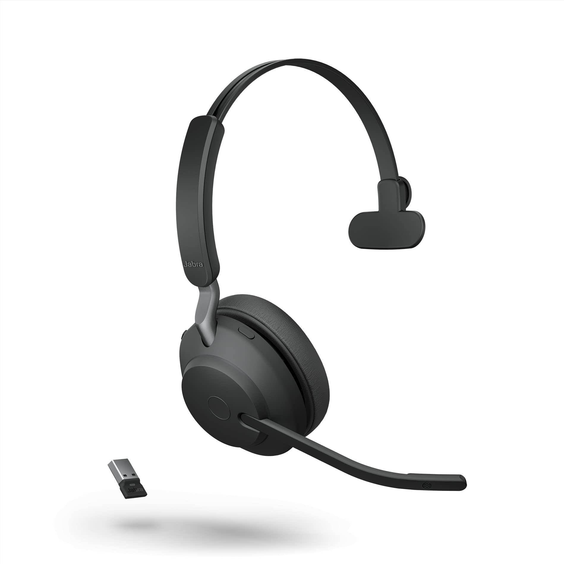 Jabra Evolve2 65 UC Mono Headset Wireless USB-A Bluetooth Black (26599-889-999)
