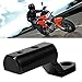 Acouto 80mm Motorcycle Mirror Extenders for Motorcycles Electric car ATVs Effective Height Increase 35mm Rearview Extension Bracket (Black)
