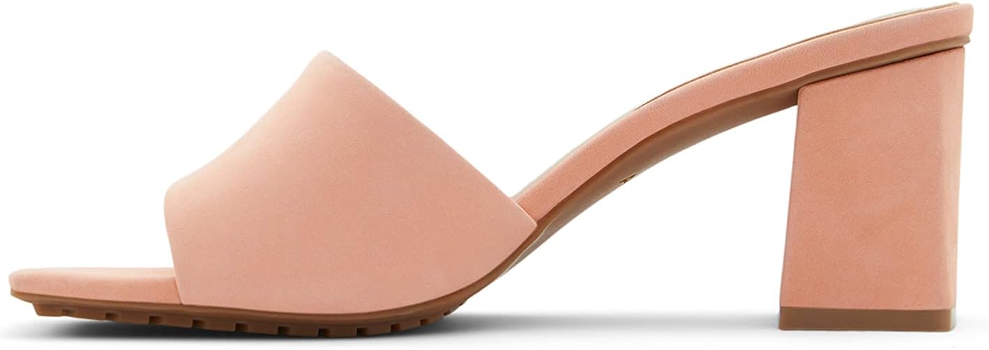 ALDO Women's Velalith Heeled Sandal, Light Orange, 8.5