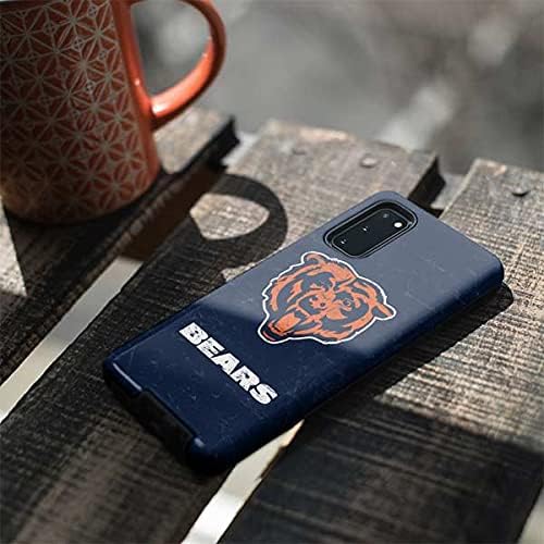 Skinit Pro Phone Case Compatible with Galaxy S20 - Officially Licensed NFL Chicago Bears - Alternate Distressed Design