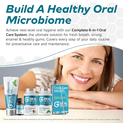 Image of Dental Care Kit 6-in-1 Oral Hygiene Products for Adults: Oral Probiotics for Teeth & Gums, Nano Hydroxyapatite Toothpaste, Natural Breath Freshener Oil, Tooth Sensitivity Treatment & Tongue Scraper