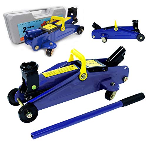 Floor Jack 2 Ton Trolley Jack Low Profile Heavy Duty Hydraul...