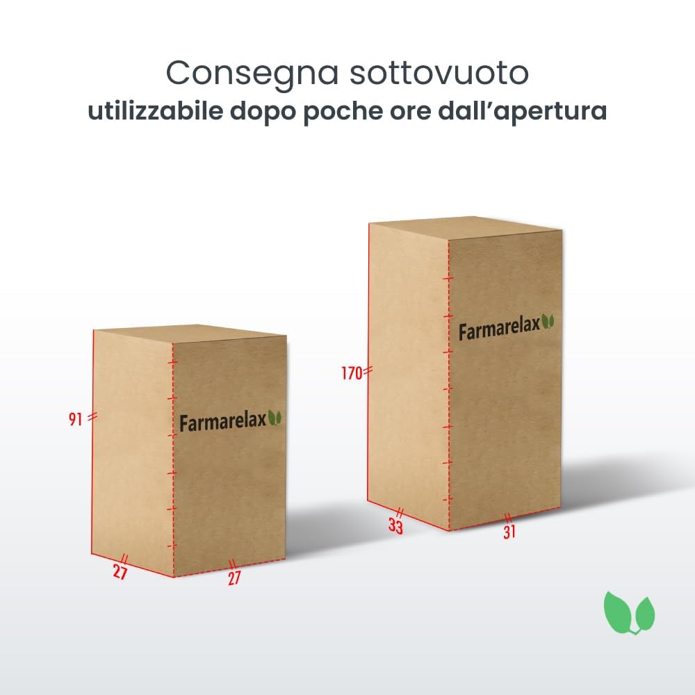Farmarelax Materasso Memory 20 cm | Singolo 90x200 | 100% Made in Italy | 7 Zone Differenziate | Traspirante e Ergonomico | Antiacaro e Anallergico