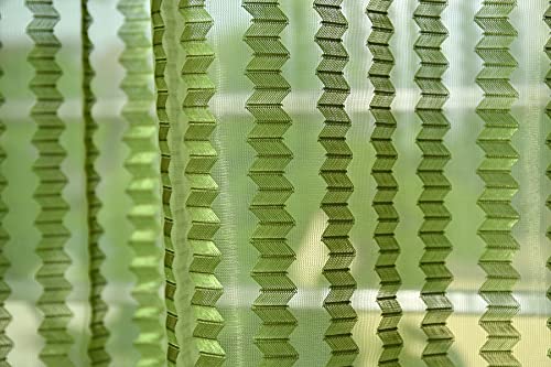 Image of HOME UTSAV 1 Piece Sheer Premium Tissue Net Polyester Curtains for Long Door 9 Feet, Green