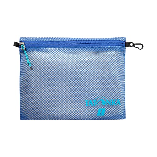 Tatonka Zip Pouch, Flat Storage and Document Bag in Various Sizes and as a Set, Transparent, Waterproof and Robust, Blue