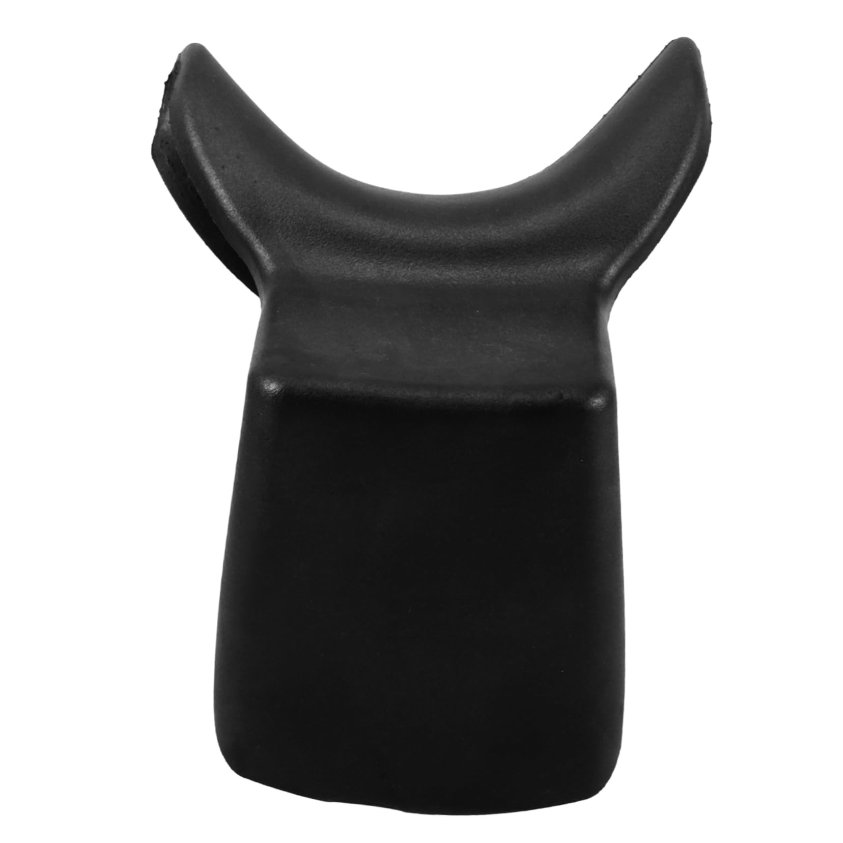 Oreiller de Spa Capillaire Noir en PVC PU, Coussin Corne