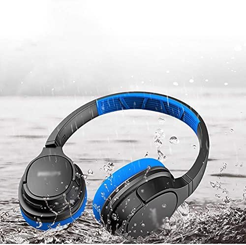Cuffie da gioco, Cuffie over-ear impermeabili Cuffie Bluetooth sportive Cuffie passive con cancellazione del rumore per palestra, corsa, allenamento, auricolari, Nero