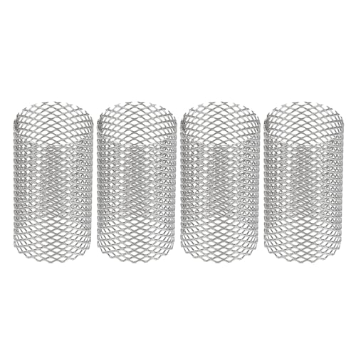 Image of PATIKIL 4 Pcs 20mm OD Strainer Mesh, 35mm H Screen Y Shaped Strainer Filter Valve Mesh Screen 304 Stainless Steel Strainer Mesh for Debris Pump Water Oil Separation