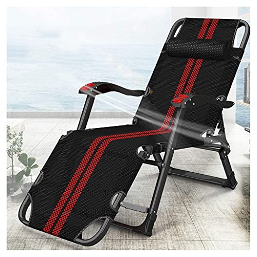 Chaise Zero Gravity pliante JATIBOSH en acier et textoline xl 67 cm
