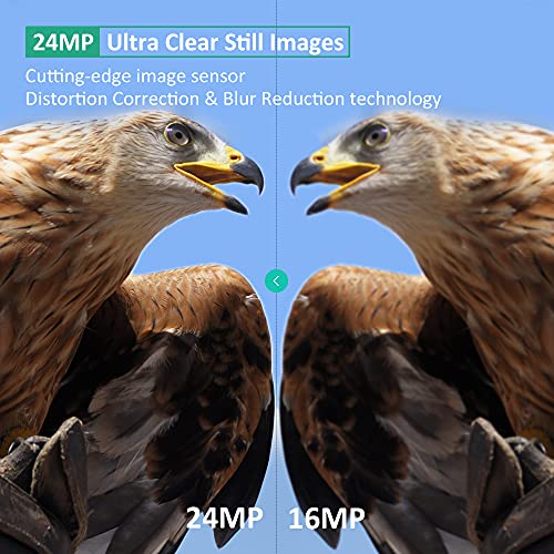 GardePro E6 Wildkamera WLAN Antenne 24MP 1296P mit Bewegungsmelder Nachtsicht No Glow Infrarot 940nm LEDs IP66… – Bild 5