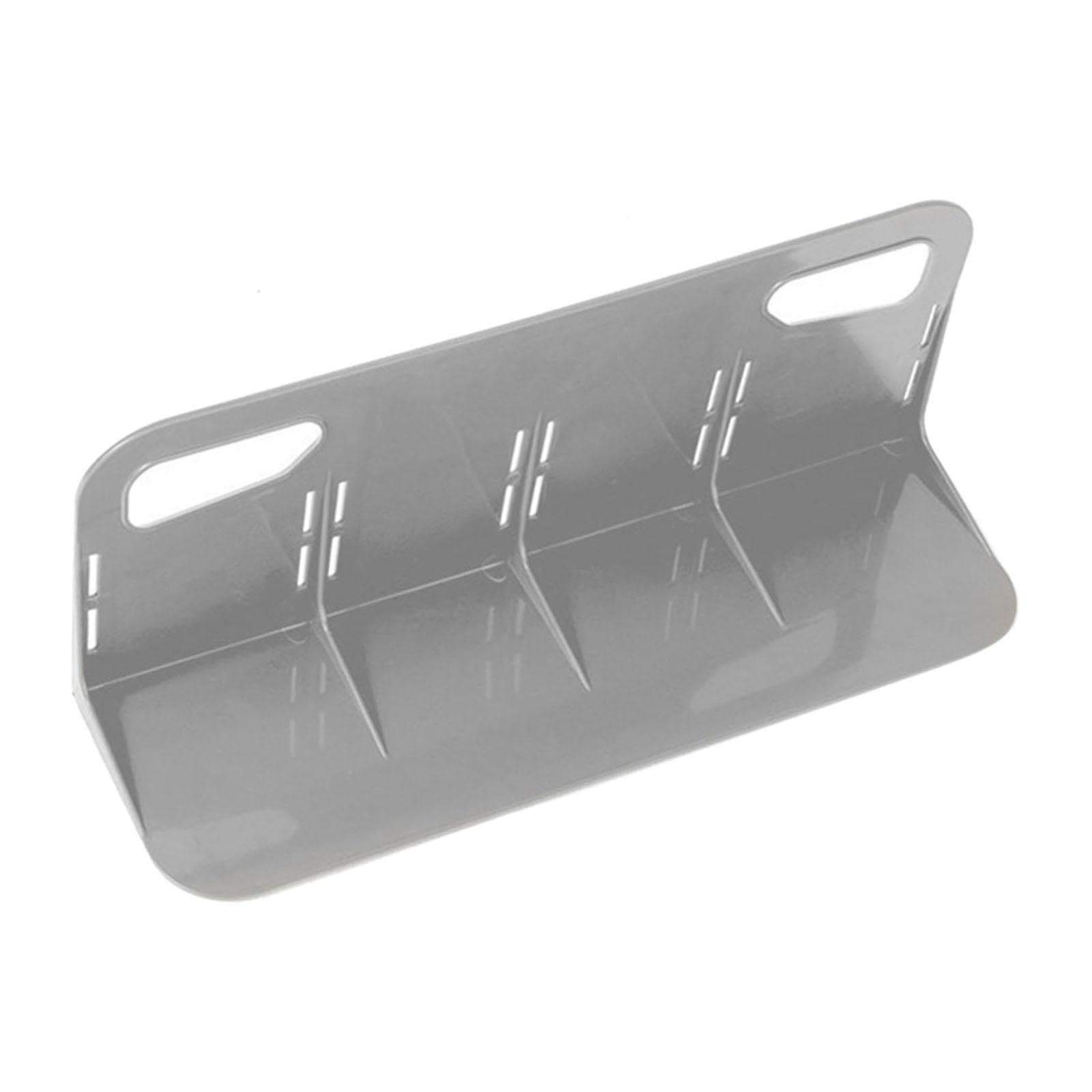 Car Trunk Rack Mount Auto Rückseiten Gepäckständer Trennwand Anti Rutsch PP Material mit Griff für Outdoor Camping Einkauf Firmenfahrzeug Geschenk Fah, GRAU