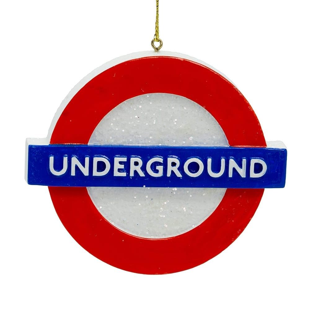 Kurt S. Adler London Underground Tube Christmas Ornament