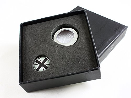 Cuztom Tuning Black Jack UK Flag Start Button Logo Emblem Compatible for 2006-2014 Mini Cooper All Models R56 R57 R58 R59 R61