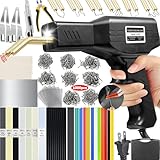 Upgraded 220W Plastic Welder,2 in 1 Plastic Welding Kit 1000PCS Hot Stapler Plastic Repair Kit With 100PCS Plastic Welding Rods and 6 Types Staples For Most Plastic Car Bumper Repair Kit