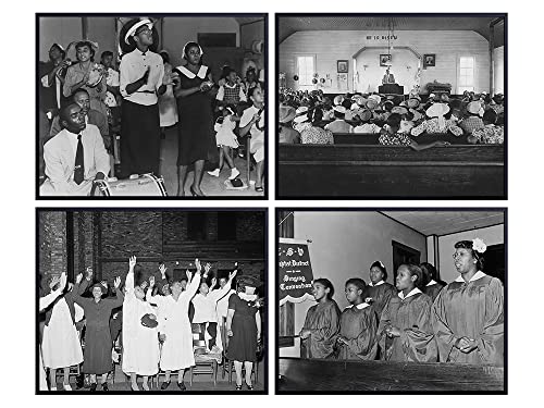 African American Wall Art - Black History - Religious Wall Decor - Black Culture - African American Culture - Christian Church - Afro Artwork - Christian Art - Vintage Historic Photos
