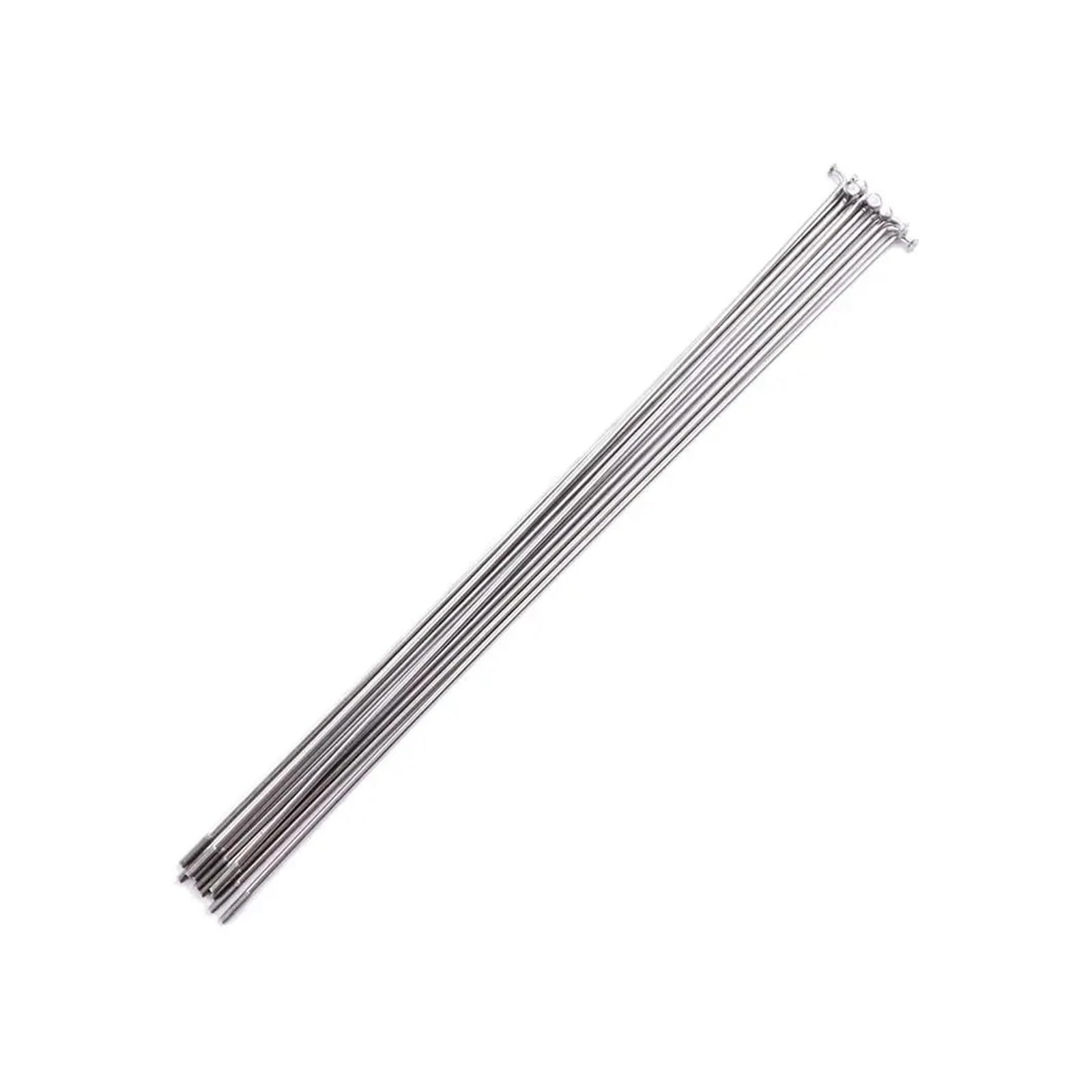 10 pezzi 14G in acciaio inox per raggi della bicicletta con nippli ad alta resistenza per mountain bike bici da strada (266 mm)