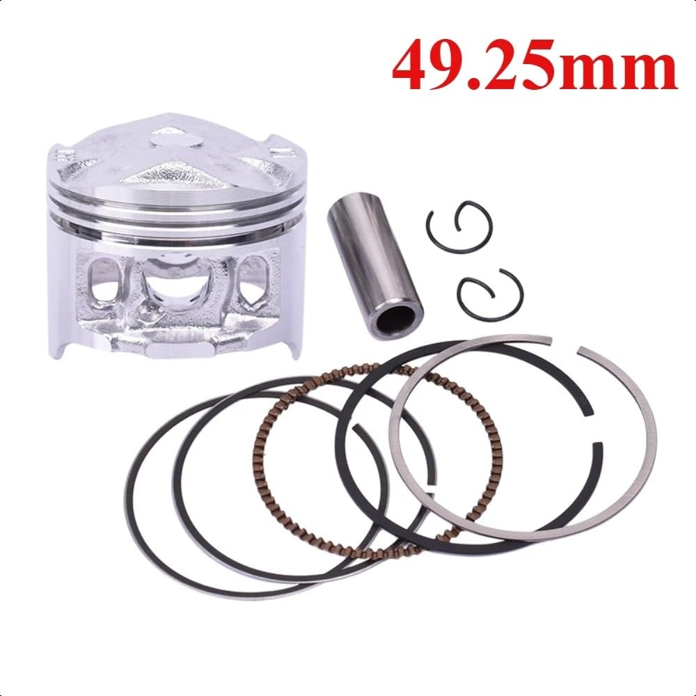 Pistones Anillos De Pistón De Cilindro De Motocicleta De 48,5mm Para CBR250 Para MC19 1988 1989 13101-KY1-010 Cilindro(Add 75 1 Set)