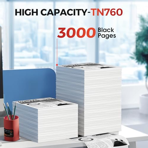 Image of TN760 Toner for Brother Printer Replacement for Brother TN760 TN-760 TN730