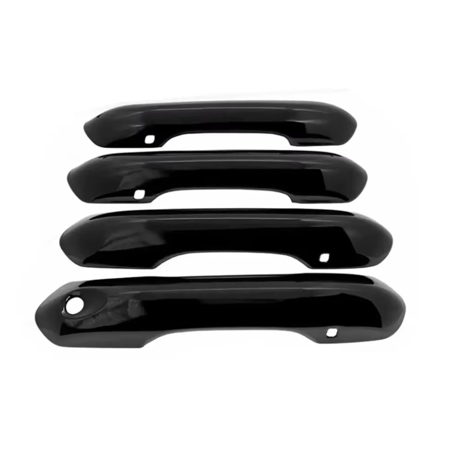 Qdzvalumv Black Carbon Car Door Handles Cover Shell Compatible With For Explorer 2020-2024 Car Exterior Door Handle Cover Trim Styling Accessories Set(Black Carbon)