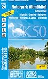  UK50-24 Naturpark Altmühltal mittlerer Teil: Eichstätt, Greding, Beilngries, Kipfenberg, Neuburg a.d.Donau, Ingolstadt, Heideck, Berching, Dietfurt ... Karte Freizeitkarte Wanderkarte)