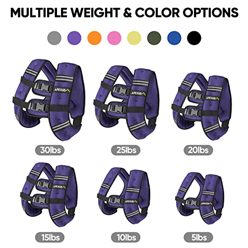 Image of APEXUP Weighted Vest Men Women, Weight Vest for Women Workout Equipment for Strength Training Running